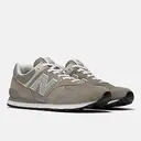 NEW BALANCE 574 Gray/White 43 image 5