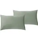 MEROPE, Bamboo Pillow case, 50x75cm, eucalyptus, 2pack image 1