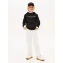 Tommy Hilfiger Sweat à capuche essentiel enfant unisexe noir - 12 ans image 4