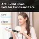 Sunluxy KD880 Steam Hair Straightener Comb, Spray Hydration One Comb Styling, PTC Heating Uniform Hair Care, Steam Import Water Locking and Frizz Resistance, Home Fast Styling Hair Straightening Iron image 8