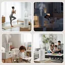 ROUNY Ultrasonic Air Humidifier MOS W3, 4L Top Fill Tank, 23W, 350ml/h Mist Output, 360° Cool Mist, ≤38dB Quiet Operation, Silver Ion Sterilization for Bedroom and Office image 6