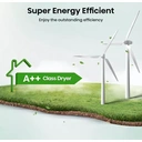 Hisense 1 Series Anti Crease DH1Q902BW2 9kg Heat Pump Tumble Dryer - White - A++ image 2