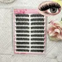 MeoMagic - Extensions de cils précolleées (pinces à épiler non fournies) - 10 lignes - 120 pièces - WM21 image 0