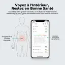 Sparoma ADL-26 Balance Connectée Bluetooth, suivi avec application, multi-utilisateur, 2×AAA piles requises,180 kg max - Bleu image 8