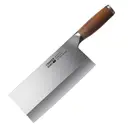 COOKER KING Hachoir de cuisine en acier inoxydable forgé japonais et manche en bois image 0