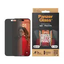 PanzerGlass ® Privacy Screen Protector iPhone 15 Pro | Ultra-Wide Fit w. EasyAligner image 2