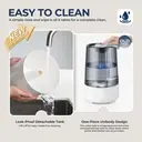 ROUNY Ultrasonic Air Humidifier MOS W3, 4L Top Fill Tank, 23W, 350ml/h Mist Output, 360° Cool Mist, ≤38dB Quiet Operation, Silver Ion Sterilization for Bedroom and Office image 7