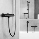 Mitigeur thermostatique bain-douche avec bouton de sécurité 38 °C image 5