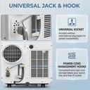 AUX 3-in-1 Mobile Air Conditioner 12000 BTU, Wi-Fi & Remote Control, 4 Modes, R290 Refrigerant, Window Kit Included,Class A Energy image 7