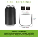 TEANAGOO Ceramic Japanese Tea Cup, 6.9oz/205ml, Charcoal Grey, H17, 4 Pcs/Box, Asian Tea Cup Set, New Year Sale , Top gift picks image 2