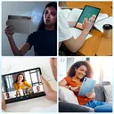 Blackview Tab 90 Tablette 11 pouces, 24 Go (8 + 16) de RAM + 128 Go de ROM (carte TF jusqu'à 2 To), 4G LTE + 5G et Wi-Fi, Android 14, tablette de jeu octa-core, batterie de 8 200 mAh, double appareil photo 5 MP + 13 MP, compatible Widevine image 6