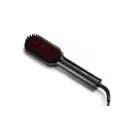 Tymo Ionic Plus Ionic Straightening Brush, 200% Denser Bristles, 16 Temperature Settings, Millions of Negative Ions to Tame Flyaways, Dual Voltage Portable Straightening Tool, Suitable for Fine to Thick Hair, Black,Top Gift Picks image 0