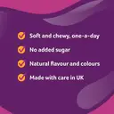 Bassetts Kids Omega-3 + Multivitamin Daily Wellness Support Gummies Ages 3-6 Blackcurrant & Apple Flavour - 30 Gummies image 5