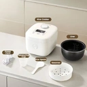 ochama 4L Rice Cooker, Smart Multifunctional, Quick Cooking for 3-4 People, Household Rice Cooker, Non-Stick Spherical Thickened Inner Pot, For Cooking Congee, Soup, Cake, Wood-Fired Rice image 8