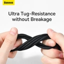Baseus Tungsten Gold 100W USB to USB-C Charging Cable – 1M - Black image 4