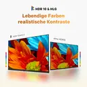 Coocaa TV QLED 32 pouces (80 cm) Smart TV Google TV, HDR10, Dolby Audio, Bluetooth 5.1, Eye Care (faible lumière bleue), Chromecast intégré, triple tuner DVB-T2/C/S2, CI+, modèle 32CGQG40Z (2026), classe énergétique E image 5