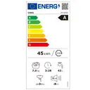 CHiQ Lave-linge frontal JW75883G, 7 kg, gris foncé, classe énergétique A, tambour 470 mm, 1400 tr/min, 16 programmes, vapeur, lavage intelligent image 9