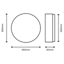 Philips Ceiling Light LED Luminaire Shan Motion Sensing Warm White 12W D:26cm image 6