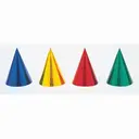 Unique Prism Party Hats, Assorted, 8 pack image 0