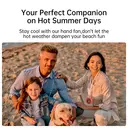 JISULIFE Life4 Ventilateur portable avec affichage LED - Rose image 8