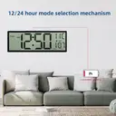 HATITANG PH-09 15" Digital Wall Clock Black image 1