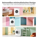 Comfee Waschmaschine 8 kg, mit Haustierhaarpflege-Programm und Dampffunktion, 16 Programme, Energieeffizienzklasse A-10%, Füllfunktion, leise und energiesparend, CF08EWP05W-HR, Weiß image 6