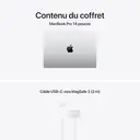 Apple MacBook Pro 16 pouces M5 Max avec 18 cœurs et GPU 40 cœurs, 48 Go de RAM, SSD 2 To, Argent image 2