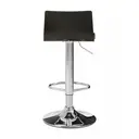 Interiors by Premier Bar Stool Adjustable Baina Acrylic Black/Chrome 2pcs image 2