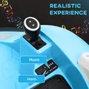 AIYAPLAY Kids Bumper Car 12V Waltz Car Ride on Toy 360° Rotation with Remote Control, Dual Joystick, Music, USB, LED Lights, image 4