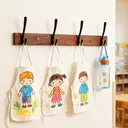 JU7CER Kitchen and bathroom storage hanging rack Wall-mounted Kitchen & Bathroom Storage Rack, Multifunctional Storage Hanger, Modern Style, Multifunctional Hook Rail 43 centimeters in length image 2