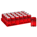 Coca-Cola Zero Sugar Frisdrank - 24 x 330 ml image 1