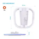 FIXED LED Stand for PlayStation 5, 5 (Slim) and 5 Pro, white
FIXED Stand à LED pour PlayStation 5 (Pro/Slim), blanc image 2