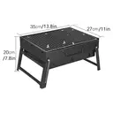 Huacan Barbecue grill, barbecue grill, outdoor portable barbecue grill, household charcoal charcoal charcoal grill, 1 piece image 4