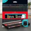 Faber-Castell Boîte de 50 crayons de couleur Black Edition image 4