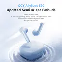 QCY AilyBuds E20 Écouteurs sans fil blanc image 8