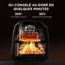Midea Friteuse sans huile 2 L, 1150 W, panier antiadhésif, compatible lave-vaisselle, design compact, MAF20P0BPK image 1