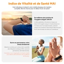 FITTEK S5 Montre connectée - Noir image 6