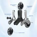 Strong bird 2026 New Premium Foldable Aluminium Alloy Frame Shopping Trolley, European Choice with Adjustable Handle, High Load Capacity & Multi-Functional for Home & Supermarket Shopping, New Year Sale , Top gift picks image 4