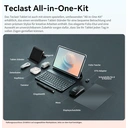 TECLAST P33 Tablet 10,1 Zoll, Android 15, 9GB (3GB+6GB Virtuell) RAM + 64GB ROM, WLAN, 6000mAh Akku, Tastaturhüllen-Set mit Bluetooth-Tastatur, Maus & Eingabestift image 4