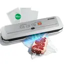 ATSHARK VS6621 Machine de mise sous vide 5-en-1 avec écran tactile et 50 sacs sous vide inclus - Blanc image 0