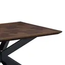 Coffee Table Nevada Rectangle Parquet Walnut/Black image 2