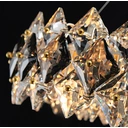 Homary Crystack Modern 6-Light Tiered Crystal Chandelier with Adjustable Cables image 6