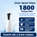 BAIR CARE M4 draagbare waterflosser met druksproeimodus, batterijduur van 30 dagen, via USB oplaadbaar, 4 reinigingsstanden, IPX7-waterdicht, compacte monddouche voor dagelijkse verzorging en reizen image 5