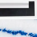 White Label Kit de nettoyage de fenêtres avec raclette et grattoir bleus en 4 pièces, raclette de 30 cm et tête en microfibre de 32 cm, avec manche en fer. image 2