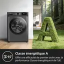 CHiQ Lave-linge frontal JW75883G, 7 kg, gris foncé, classe énergétique A, tambour 470 mm, 1400 tr/min, 16 programmes, vapeur, lavage intelligent image 4