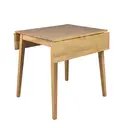 Dining Table Hanover Rectangle Extendable Drop Leaf Oak 76x61-97cm image 3