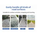 Strong bird 2026 New Premium Foldable Aluminium Alloy Frame Shopping Trolley, European Choice with Adjustable Handle, High Load Capacity & Multi-Functional for Home & Supermarket Shopping, New Year Sale , Top gift picks image 6