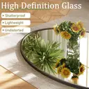 Melodieux Oval Wall Mirror 61x91cm Black Circle Hanging Wall Home Decorative Wall Mounted Vanity Mirror for Bathroom Living Room Hallway image 4