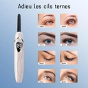 SUNLUXY S600 Recourbe-cils électrique pour courbure naturelle longue tenue, avec affichage LED de la température et de la batterie, arrêt automatique de sécurité - Rose image 2