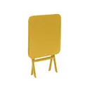 Hesperide Greensboro table d’appoint pliante carrée - moutarde image 1
